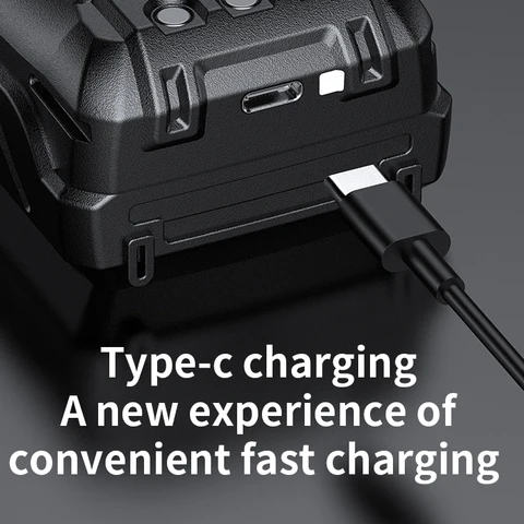 UNIKOO US-UV506 Walkie Talkie 10 Вт Air Band Radio Tyep C Charge UHF VHF DTMF FM Беспроводная копия Частота двусторонней любительской радиостанции