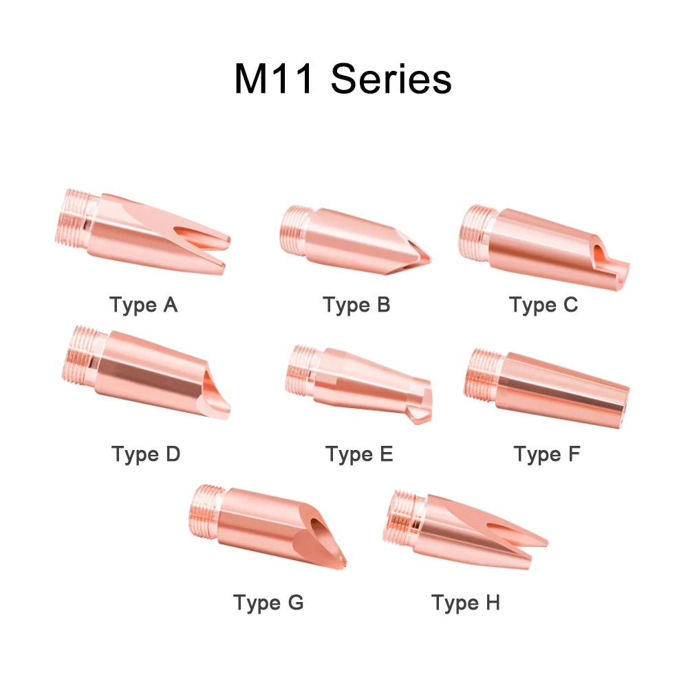 Ручная лазерная сварочная насадка с подачей проволоки M8 M10 M11 M16, медная резьба для 1064 нм для лазерной сварки QILIN HANWEI WEIYE WSX