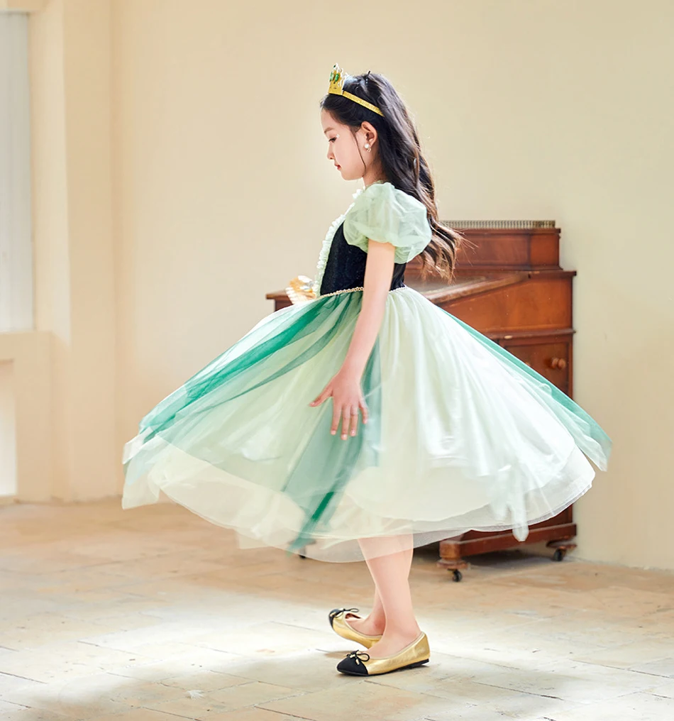 Костюм Принцессы Disney для девочек платье холодной Анны женское на день рождения