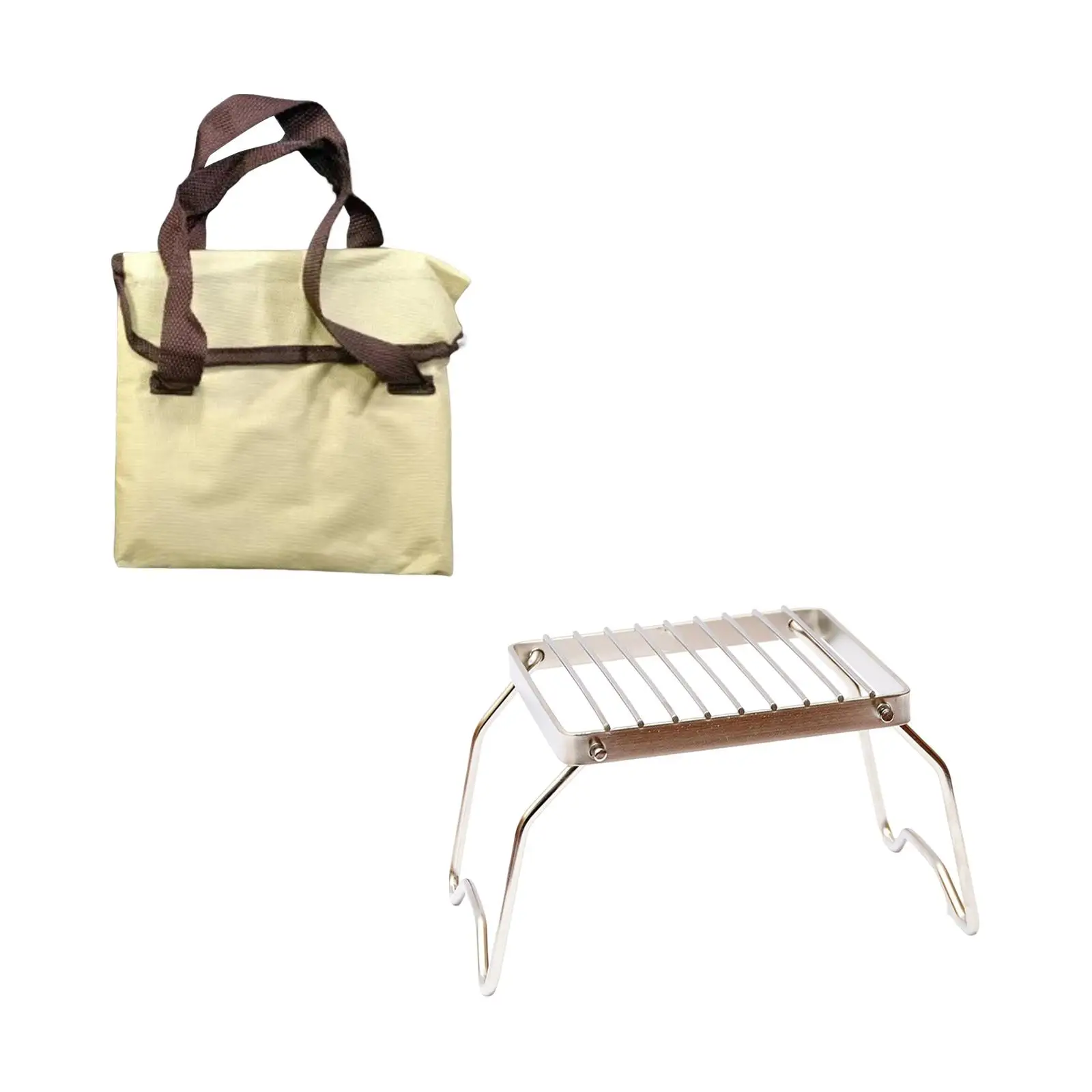 Складная опора для гриля костра горелка подставка печи кронштейн из нержавеющей