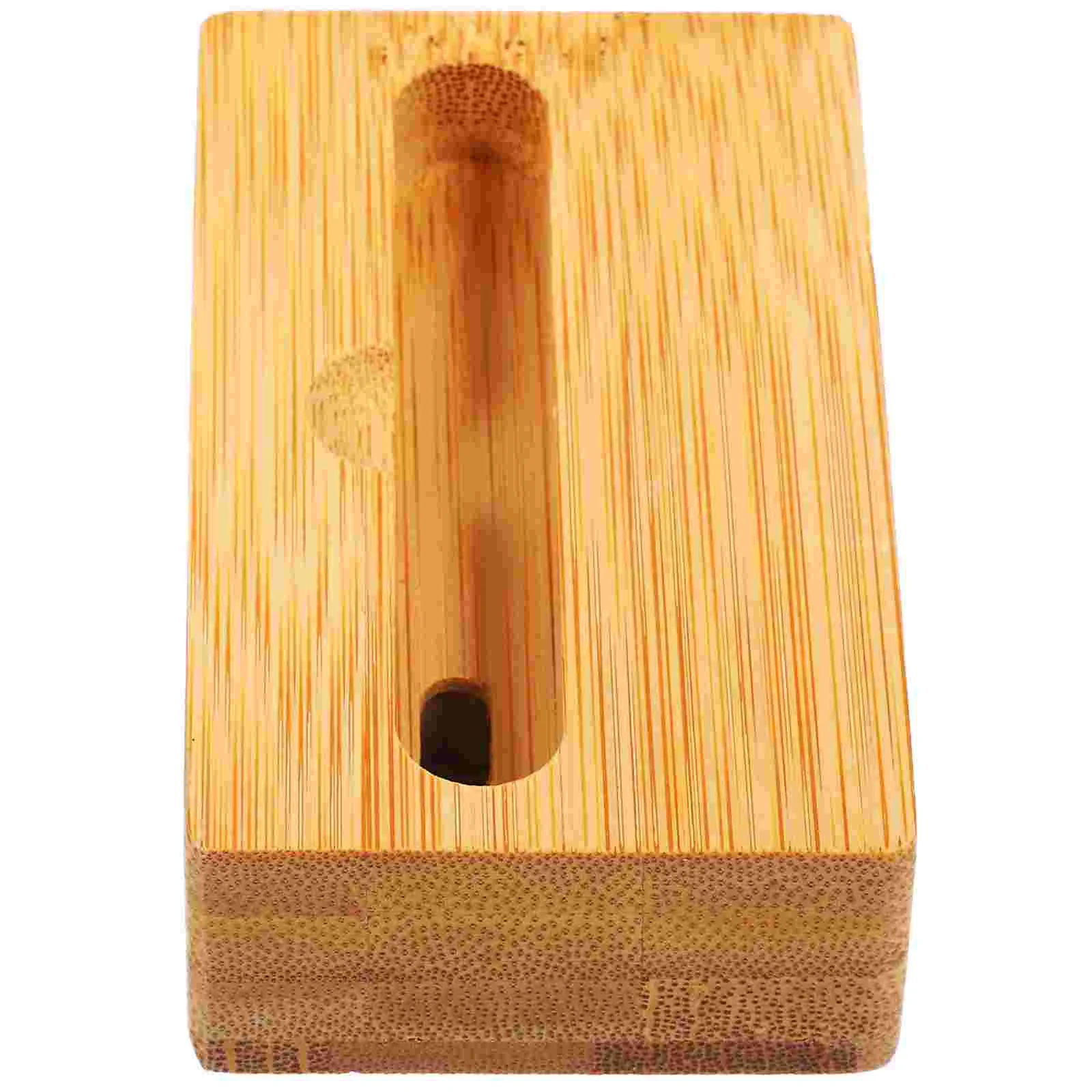 Smartphone Desktop Holder Holders Screen Magnifier Magnetic for Car Bamboo Bracket Sound Amplifier Speakers Work