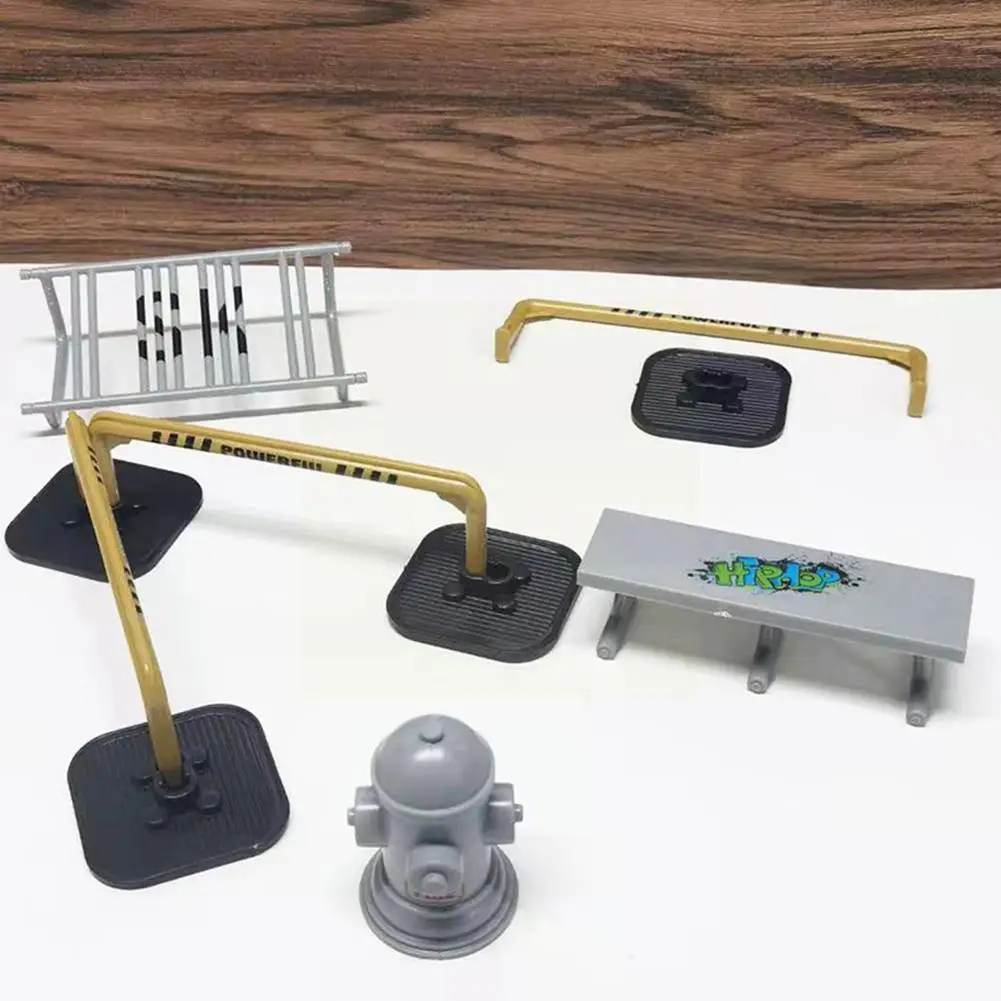 

Fingerboard Bicycle Props Fingerboard Bike Props Alloy Toy Prop Combination Scooter Diy Scooter Finger Children's Skateboar T1o2