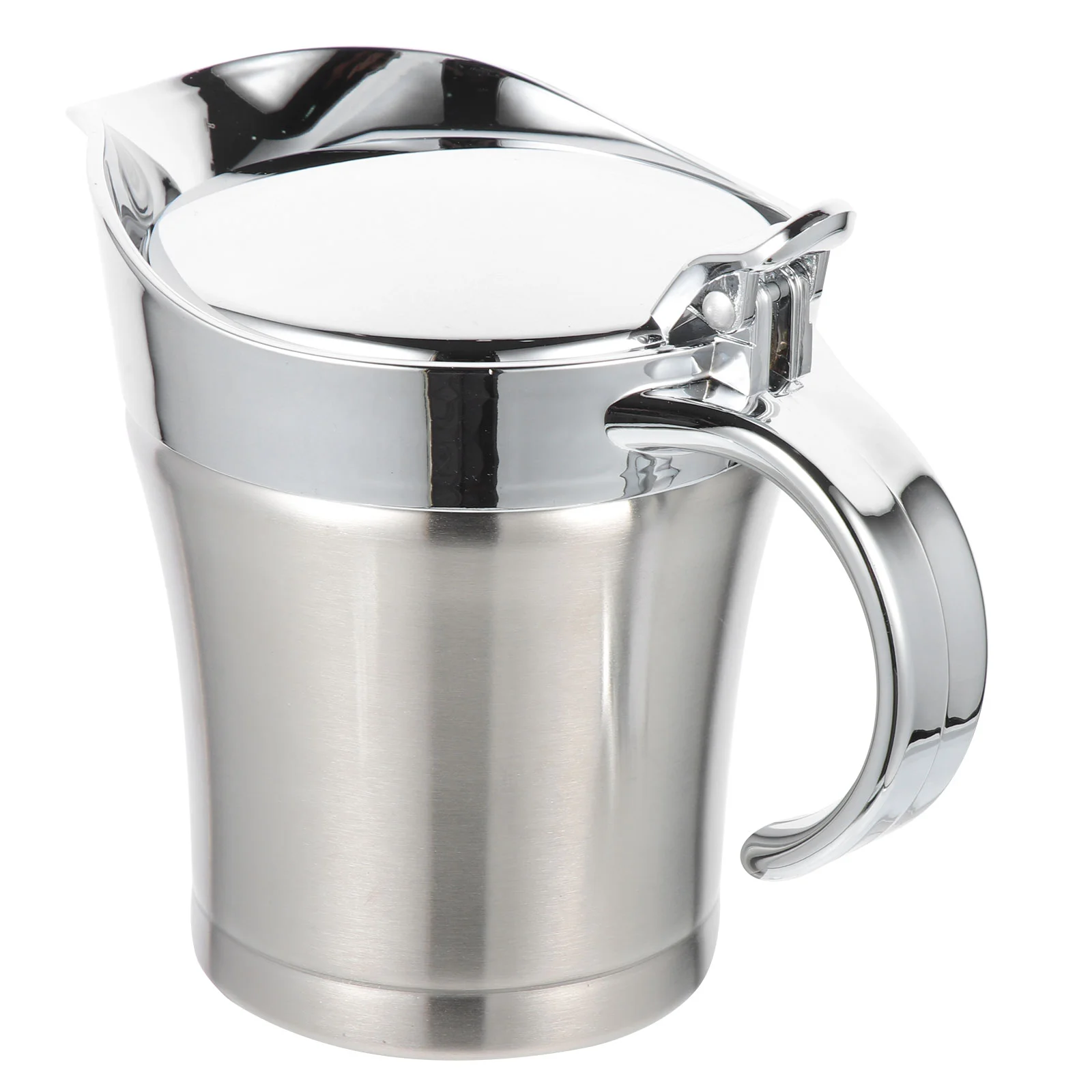 

Sauce Pot Pourer Dispenser Containermetal Condiment Dipping Restaurant Kitchen Seasoning Home Serving Salad Ketchup