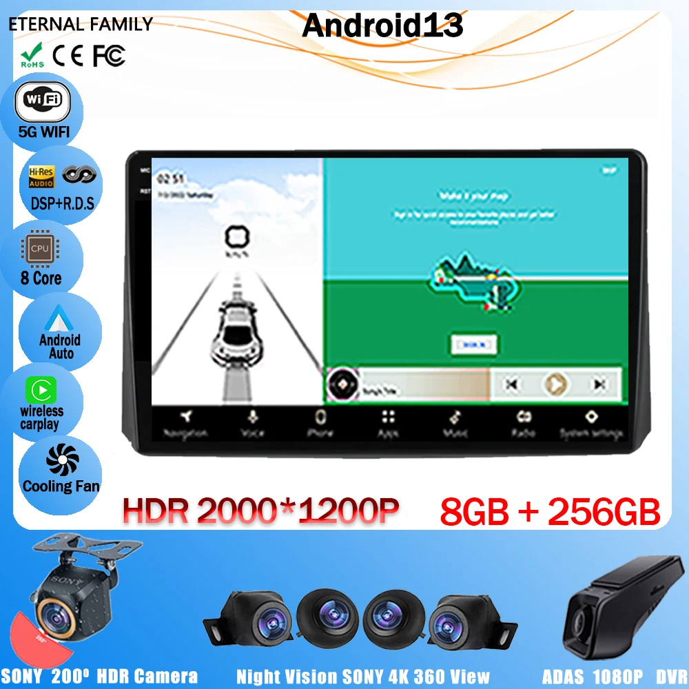 

Автомагнитола для UAZ Patriot 3 2016-2021, мультимедийный видеоплеер с навигацией, стерео, GPS, Android 13, 2Din, 2 Din, DVD, Carplay, 4G