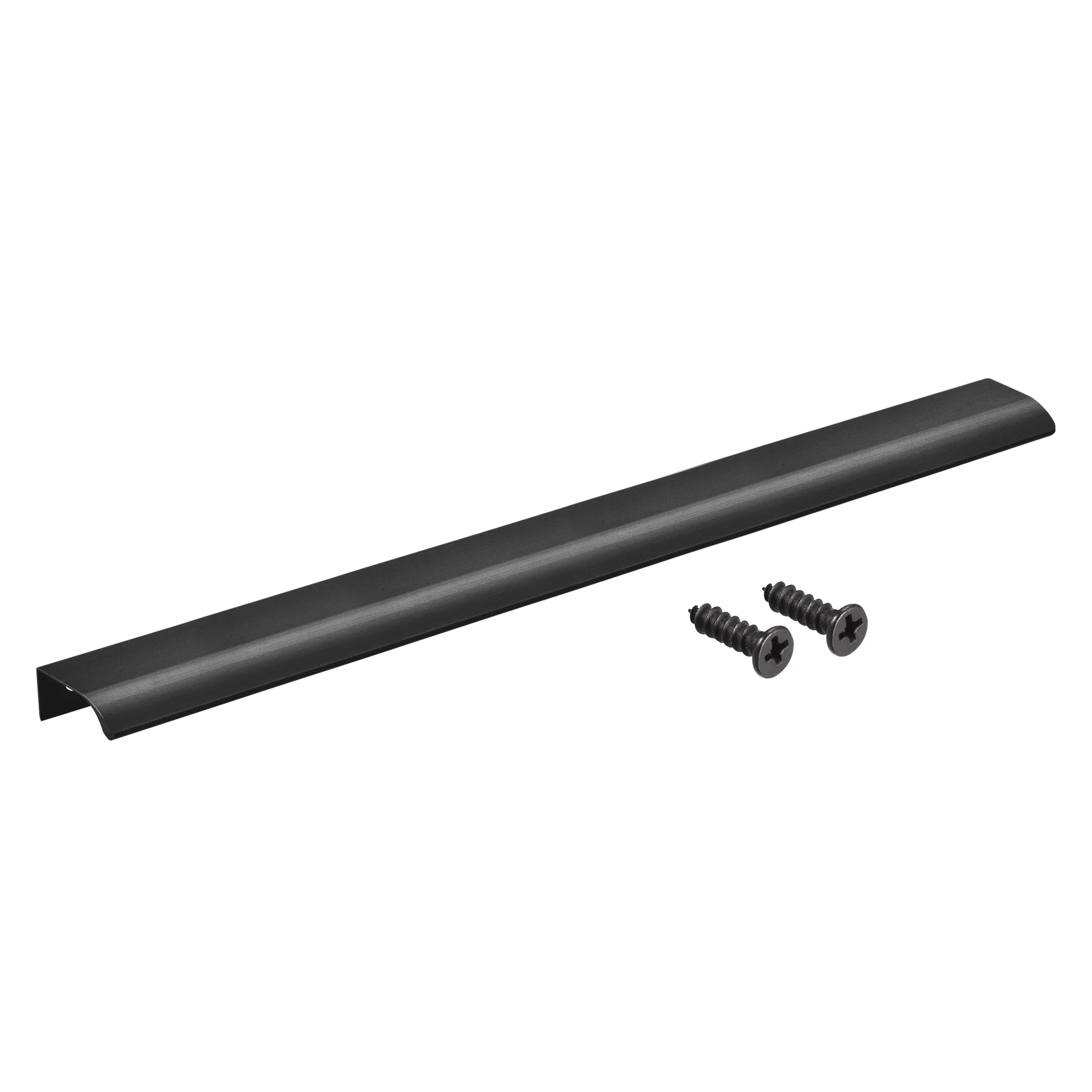 

Uxcell Edge Pull Handle 400mm L x 35mm Inner W Aluminum Alloy Cabinet Drawer Pull Black 2 Pcs