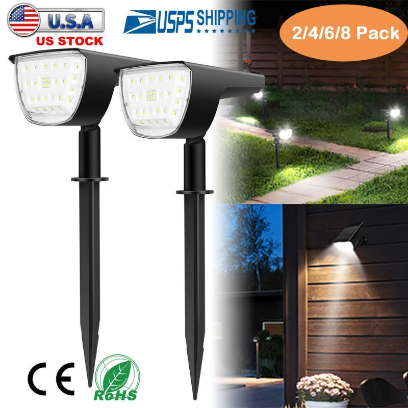 

[Flash Deal]32LED Solar Landscape Lights Spotlights Outdoor Lawn Garden Yard Lamp Waterproof[US Stock]