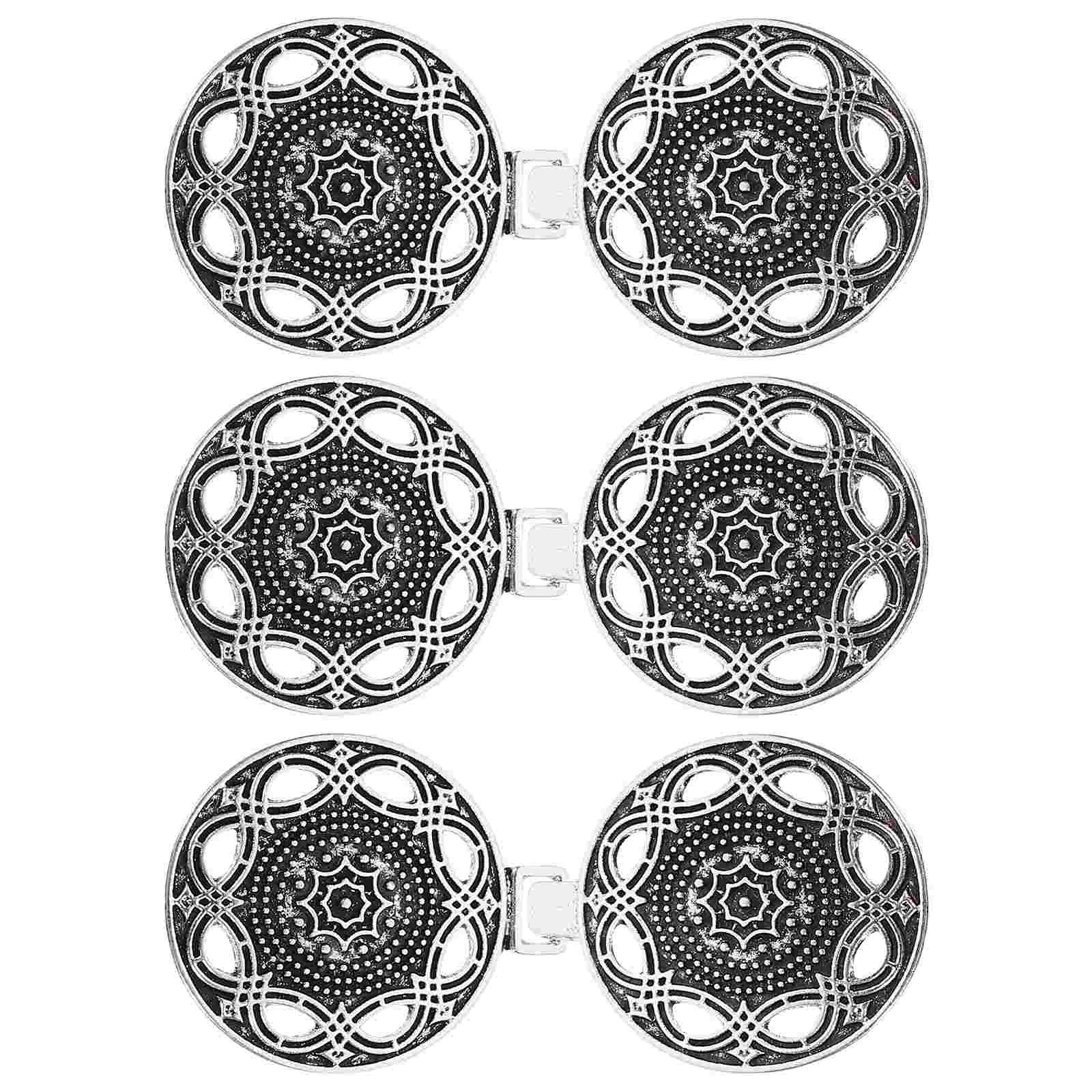 

Buckle Belt Clasp Clothing Cardigan Fasteners Clip Collar Clips Diy Accessories Coat Buckles Cheongsam Brooch Shawl Sweater