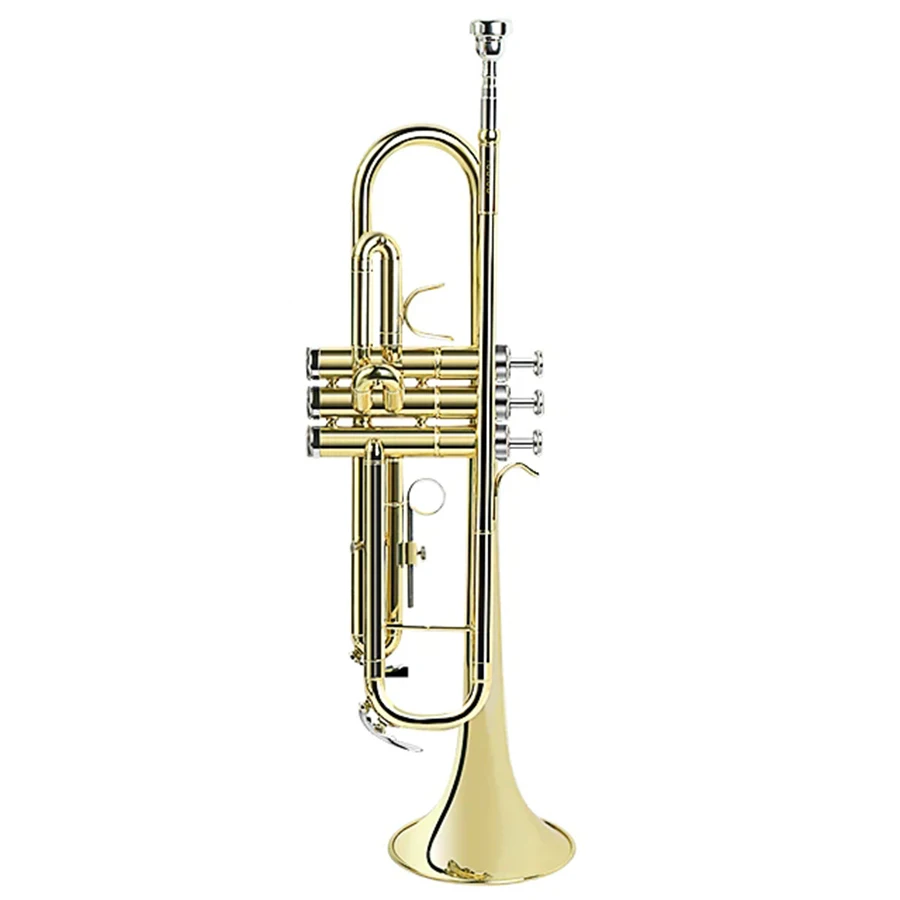 

JinBao TR-300 Standard Professional Yellow BrassTrumpet Bb Key