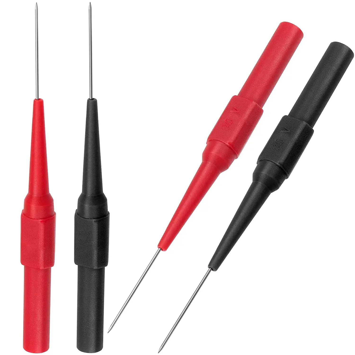 30V Diagnostic Tools Multimeter Test Lead Extention Back Piercing Needle Tip Probes Autotools Automotive Auto Kit Machine