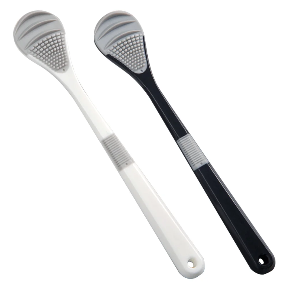 

2Pcs Tongue Cleaners Brushes for Adult Tongue Scrapers Tongue Scrubbers Adult Tongue Brushes