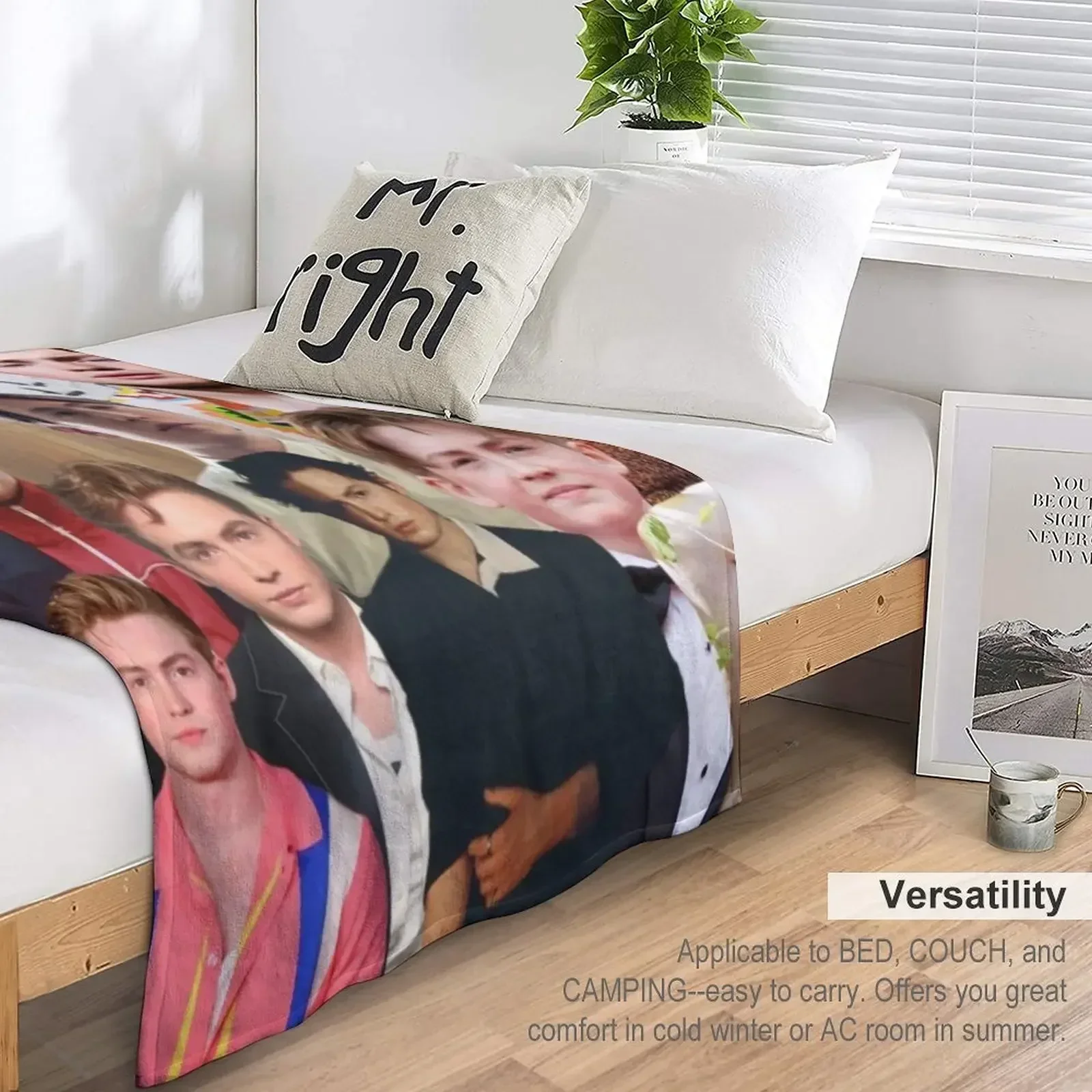 Новый комплект декоративное одеяло с коллажем для фотографий идея подарка на