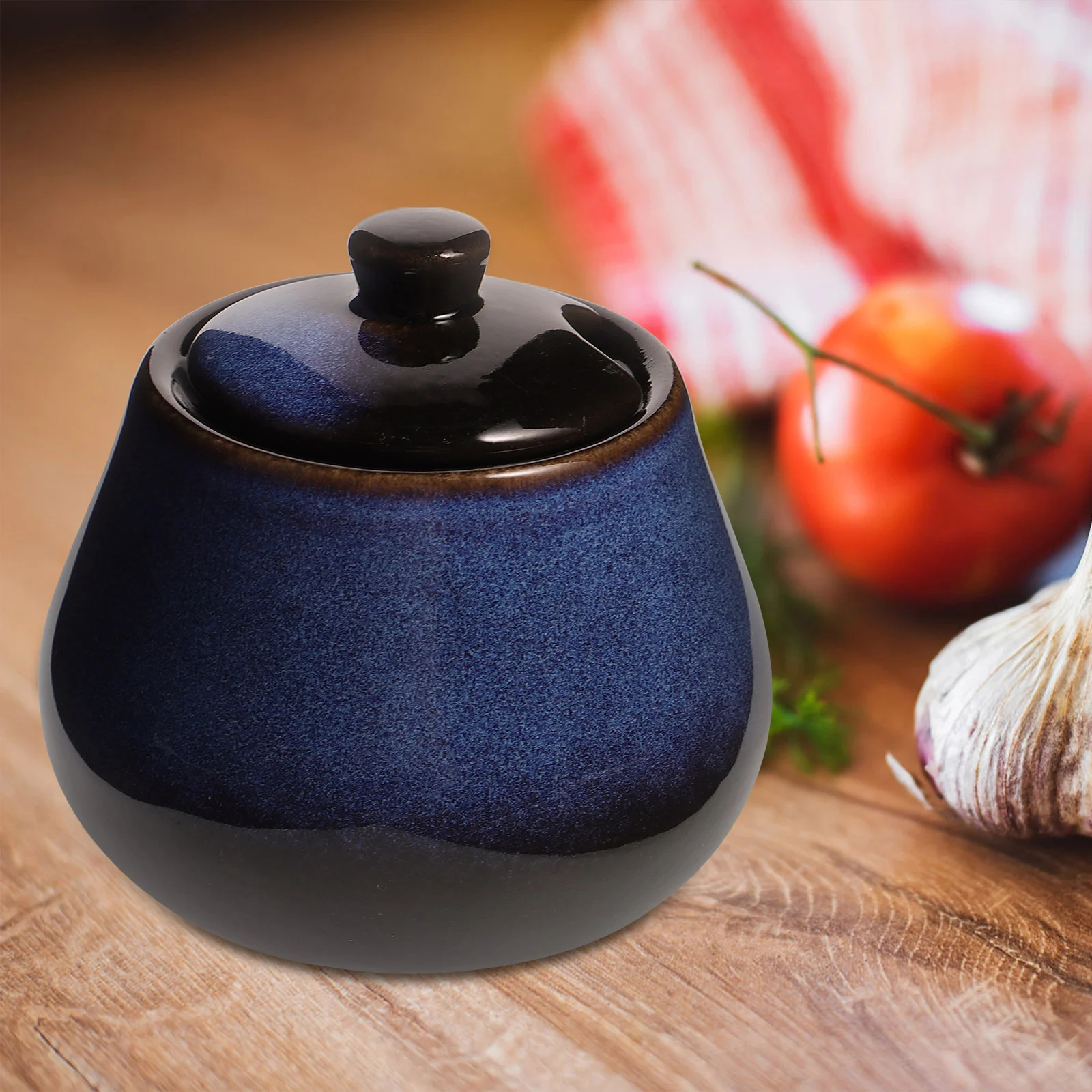 

Delicate Grease Container Adorable Seasoning Container with Scoop Condiment Container