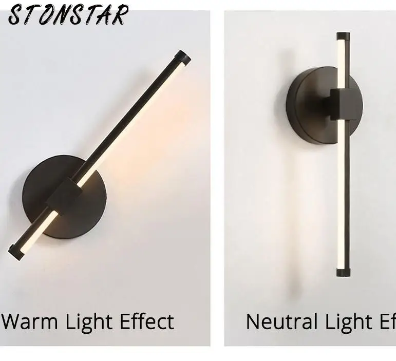 

Светодиодные Настенные светильники для приборной комнаты, уличная настенная лампа, лампа для спальни, белая или черная настенная лампа, светодиодные Лестничные светильники St573
