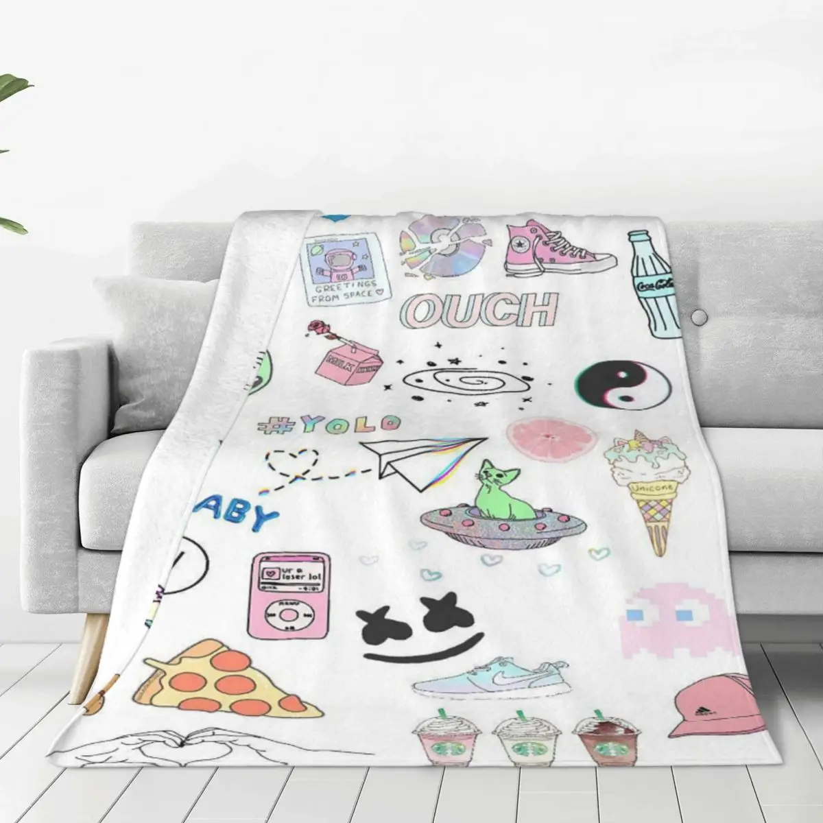 

Stranger Things Hot Movie Blankets Flannel Spring Autumn Multi-function Warm Throw Blankets for Bedding Travel Bedspread