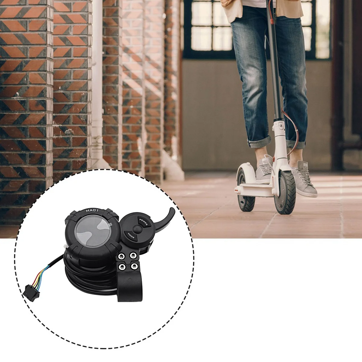 Для электроскутера DAMAO MA01 приборная панель с ЖК-дисплеем 36-72 в