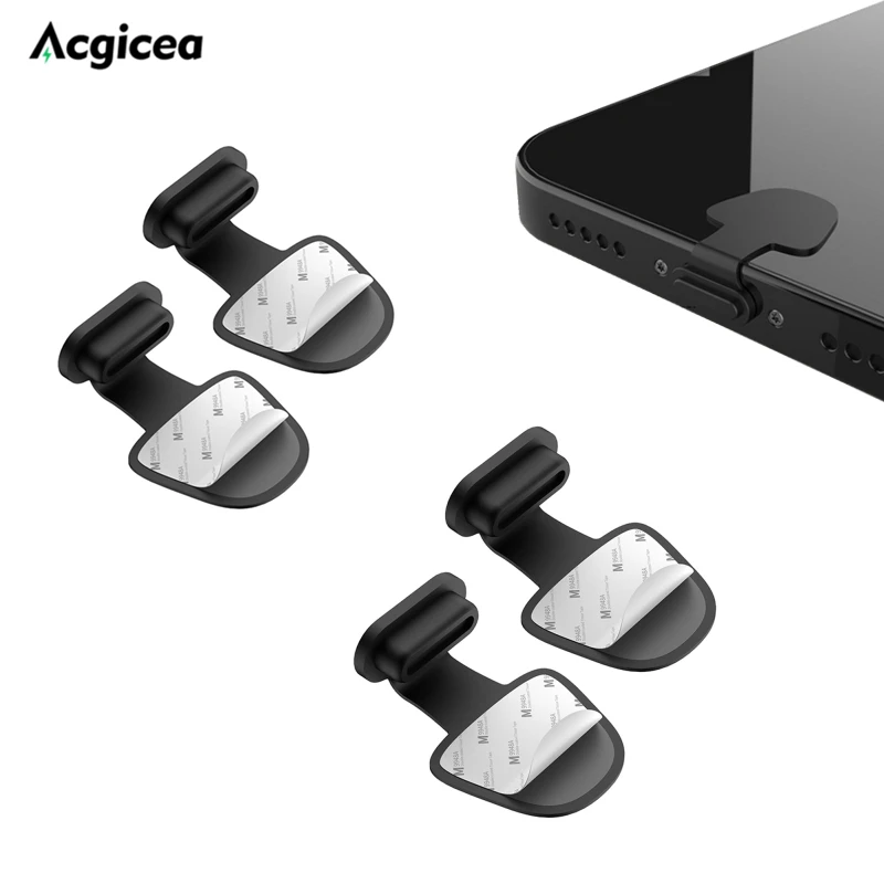 

2/4pcs Type C Dust Plug USB Charging Port Dust Plug For Samsung Huawei Xiaomi All Phone Protector Accessories Silicone Dust Plug