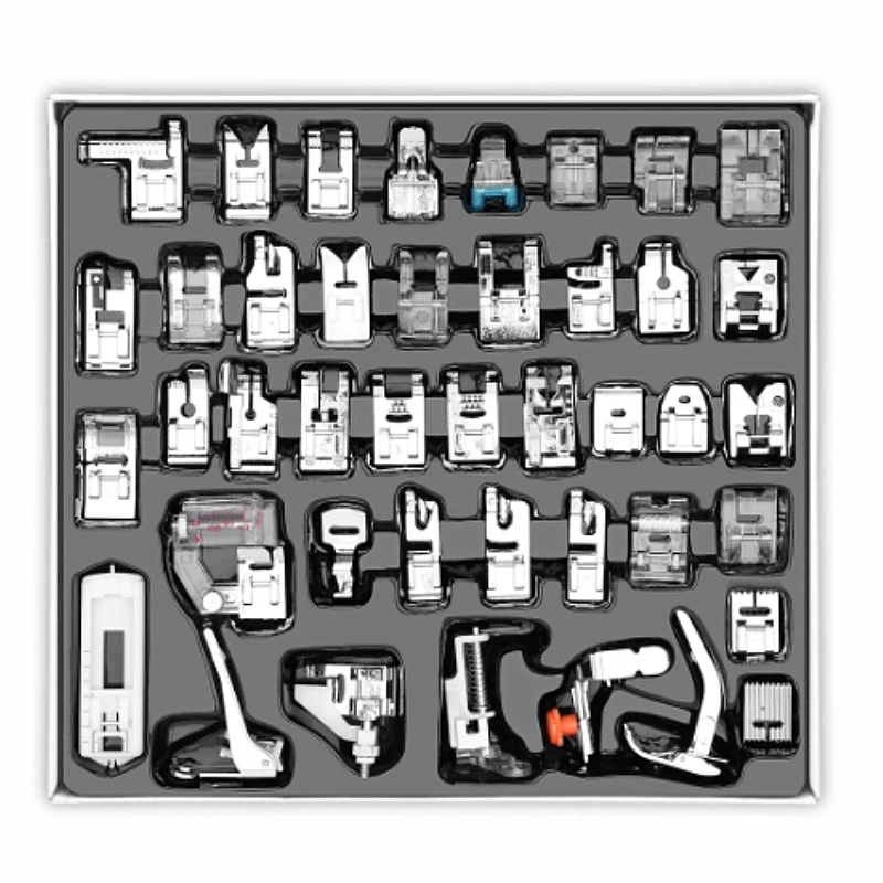 

11/32/42/48/62/72/82Pcs Sewing Machine Accessories Knitting Stitch Darning Presser Feet Kit Set Household Presser Foot Set