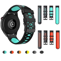 22mm silicone strap for huawei watch gt 2 46mm gt 2 pro smart sports watch strap for samsung galaxy watch 46mm gear s3 bracelet