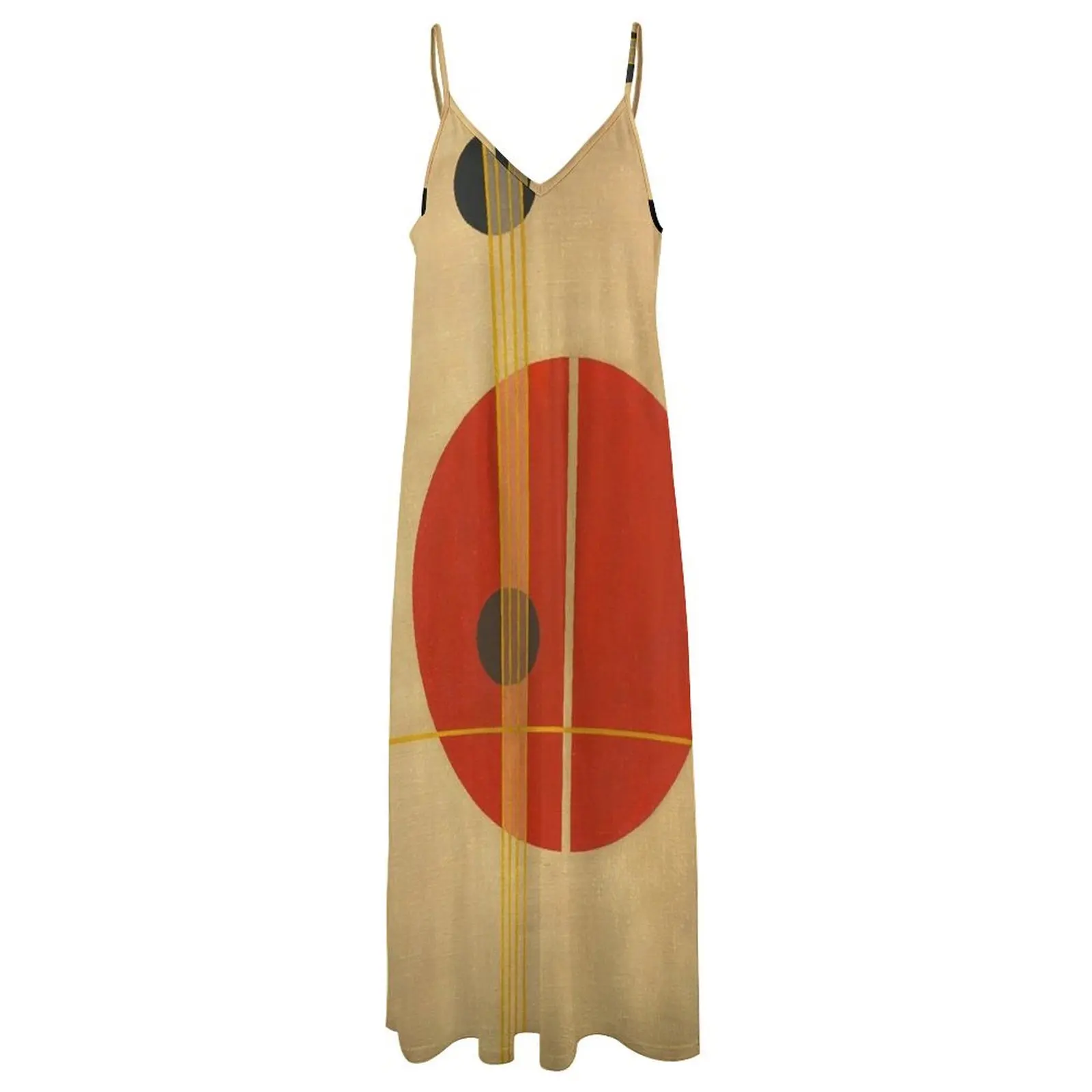 HD. Q1 Suprematistic (1923) от Shakespeare Moholy-Nagy Платье без рукавов Женская одежда Бандажное