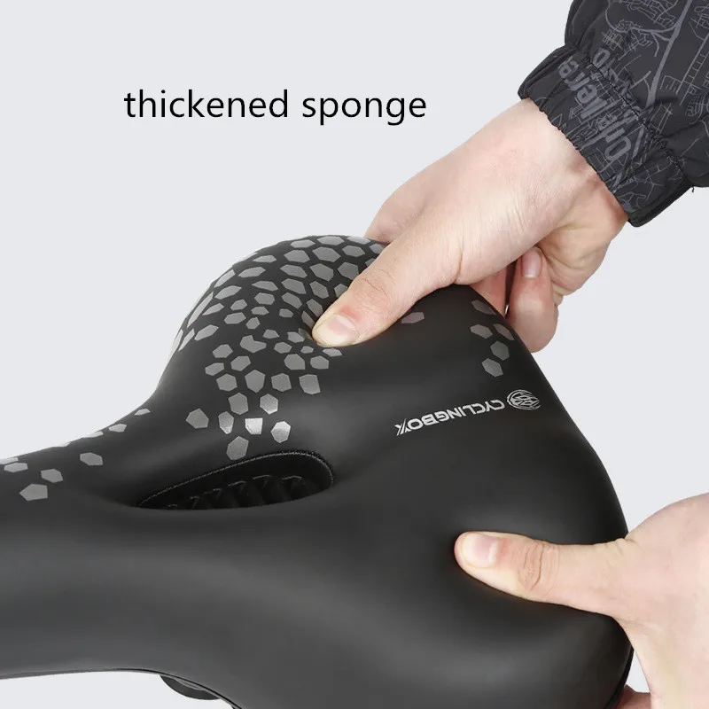 Oversized Bike Seat - Compatible with Peloton Sport or Road Bike Saddle Replacement Bandwidth Saddle Cycling Box