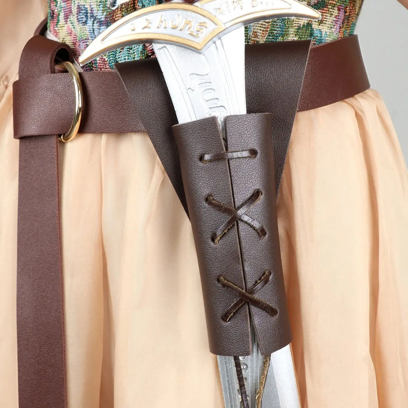 Набор из 2 предметов ремень искусственной кожи для Хэллоуина Средневековья