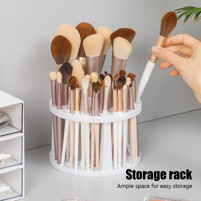 

1PCS Makeup Brushes Storage Multifunction Large-Capacity Cosmetic Brush Holder Air-Dry Stand Rack Lightweight And Easy To Instal