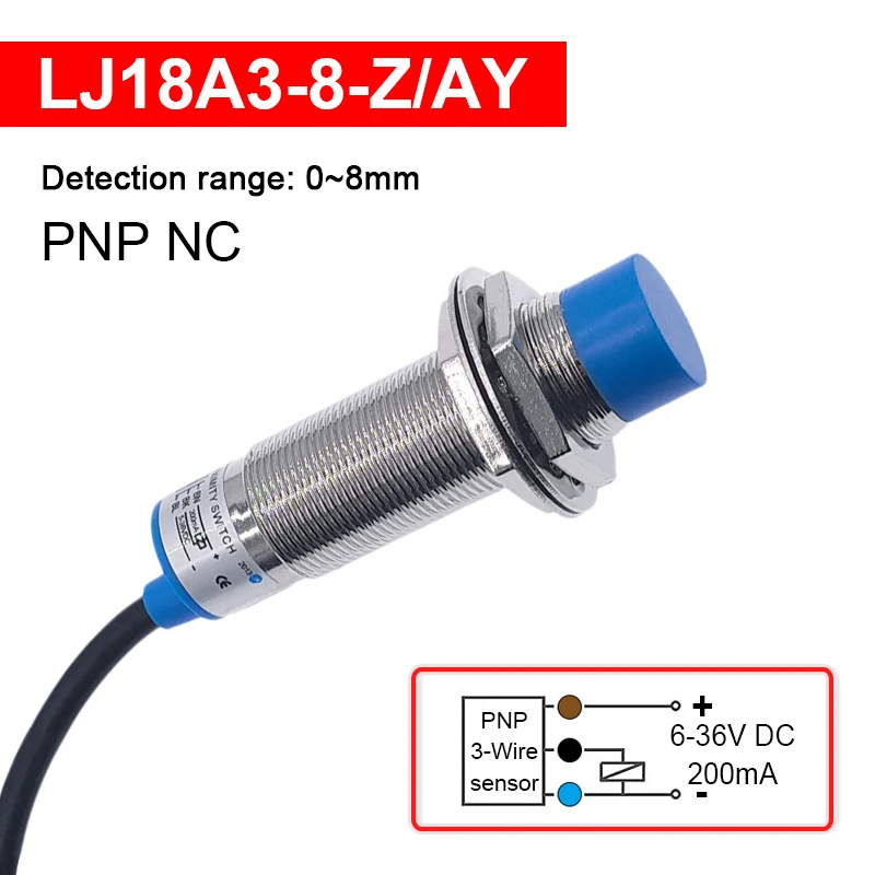 

Бесконтактный переключатель LJ18A3