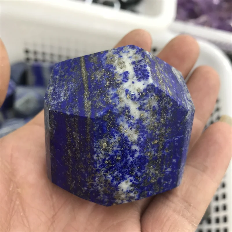 

Натуральный кварц энергия Кристалл Лазурит кристалл гостиная украшенный фиолетовым камнем Voodoo Рэйки, лечение чакры