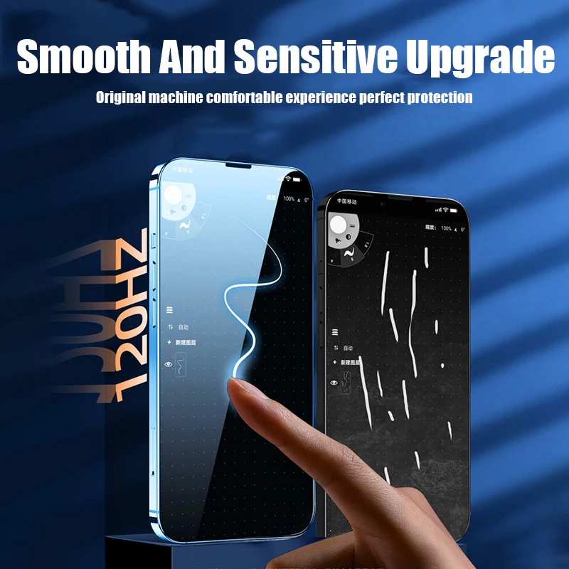 4pcs full cover protective glass on for iphone 11 12 13 pro max screen protector for iphone xs xr 6 7 8 plus tempered glass film free global shipping