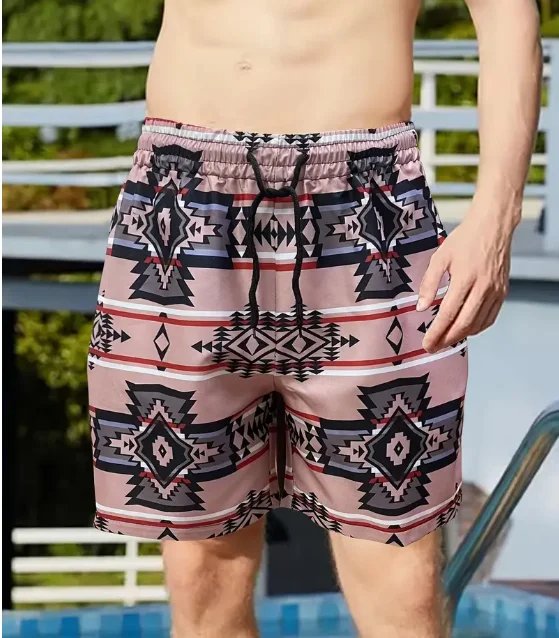 Модные мужские трендовые шорты с принтом Акулий и зубов пляжные на шнуровке для