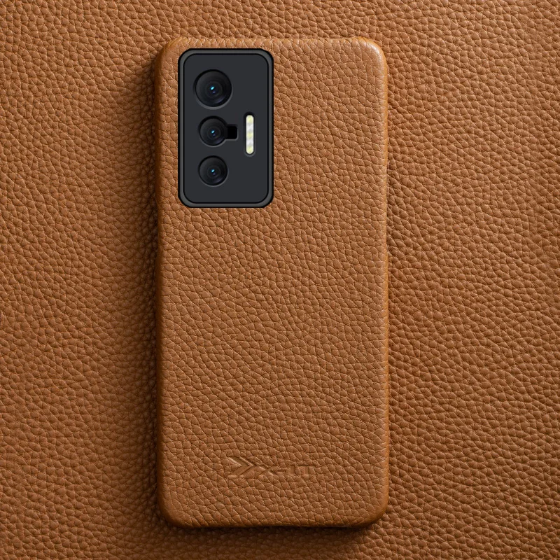 

Suitable For VIVOIQOO9 Leather Phone Case New Top Layer Cowhide Net Red Special Fit 8 7 X70 60 50 27 Pro ProPlus S12 Series