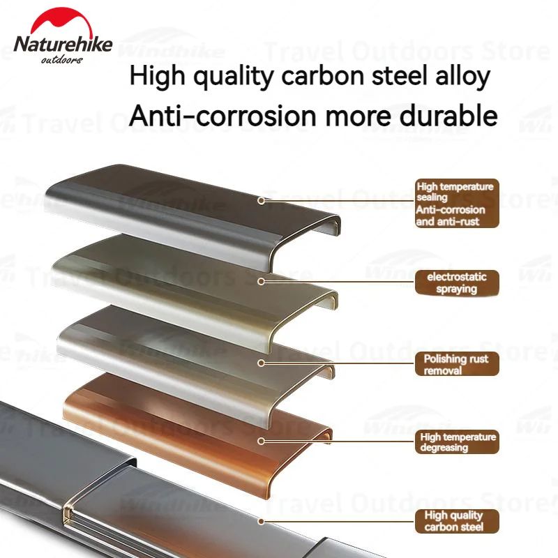 Naturehike Кемпинговый стул 35 см расслабляющий для сидения уличный сверхлегкий