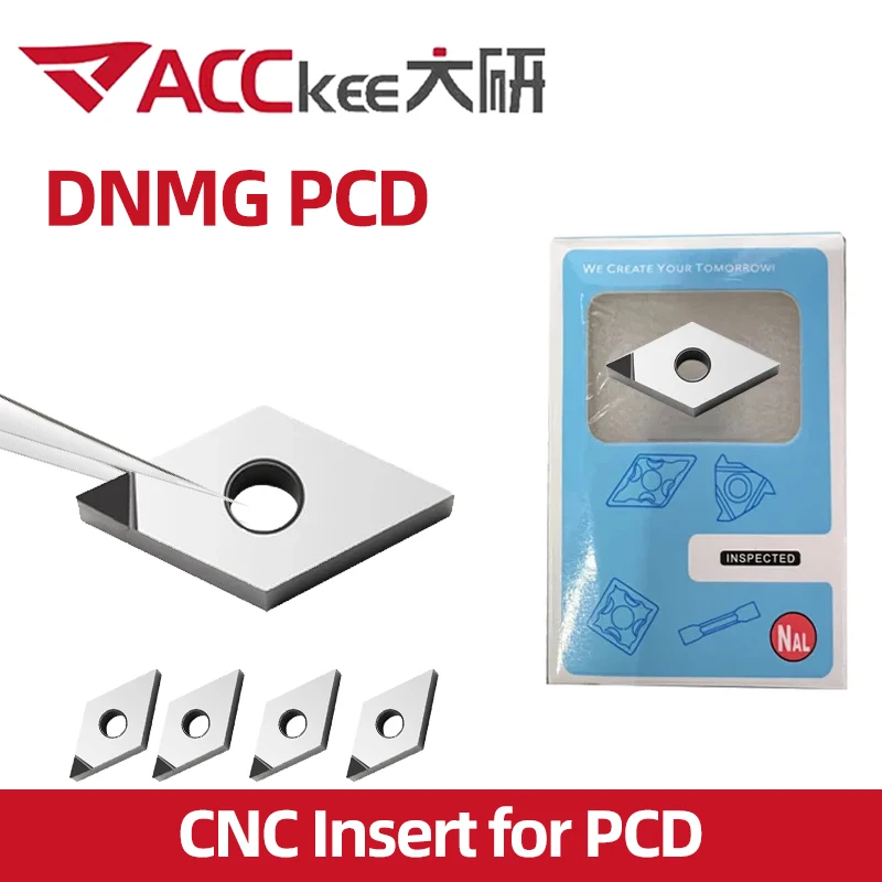 ACCKEE Diamond PCD Токарный инструмент из алюминиевого сплава Обрабатывающий с ЧПУ