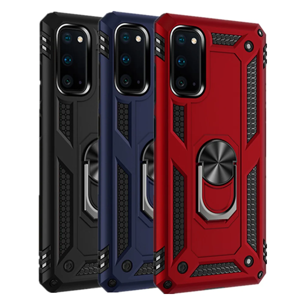 

Samsung S20 For Samsung Galaxy S20 Plus S21 Ultra Case Luxury Armor Magentic Ring Car Holder Cover for Samsung S20 S21 FE 5G