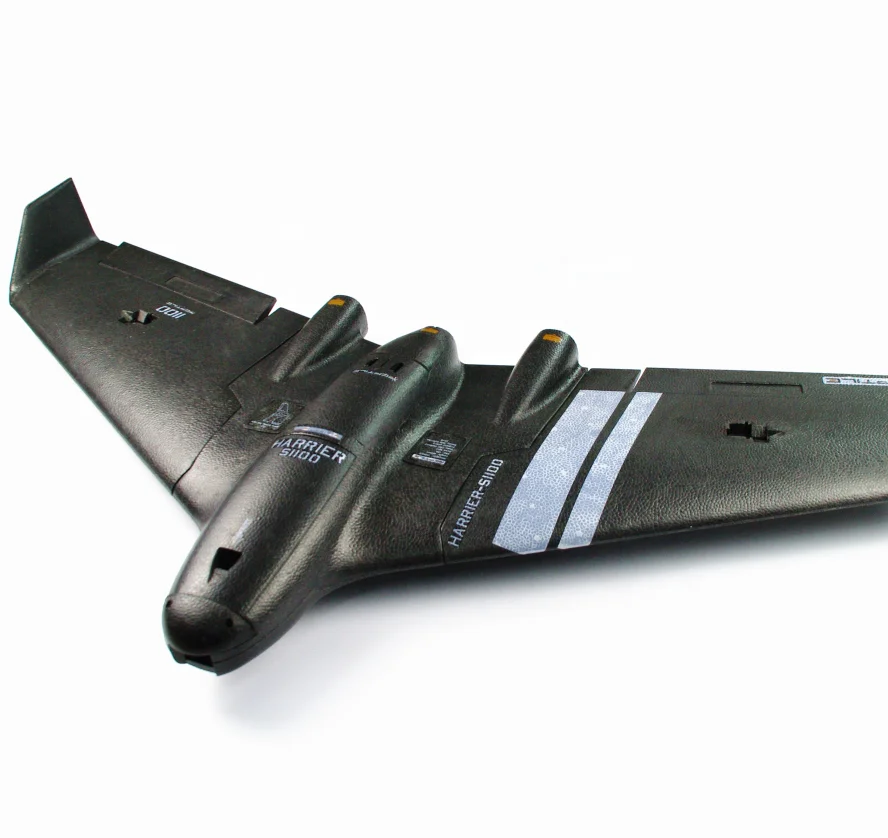 

HARRIER-S1100 80KM/H Wingspan EPP FPV Flying Wing RC Airplane KIT / PNP Version Black Racing FPV RC Toy