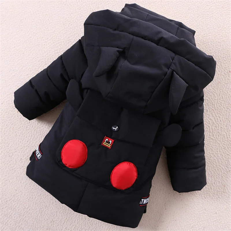 

Kids Winter Jacket 2022 New Cartoon Demon Down Coat Children Thicken Fashion Hooded Coat Baby Boys Warm Cotton Outerwear 3-6T