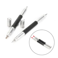 2pcs stainless steel marker engraving pen tungsten carbide nib stylus pen for glass ceramic metal wood engraving hand tools