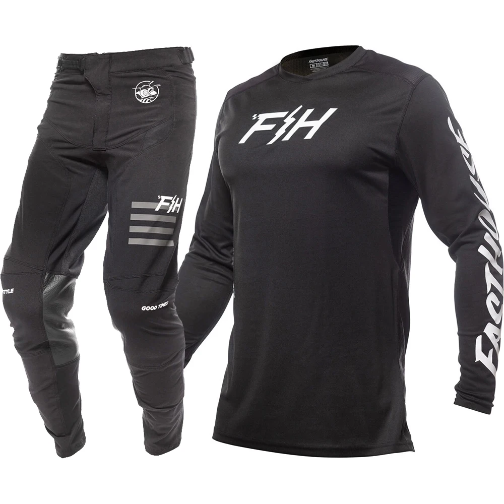 

FH MX Helium Jersey Set Racing Dirt Bike Комплект снаряжения для мотокросса ATV Мотоцикл Combo Off Road Джерси и брюки