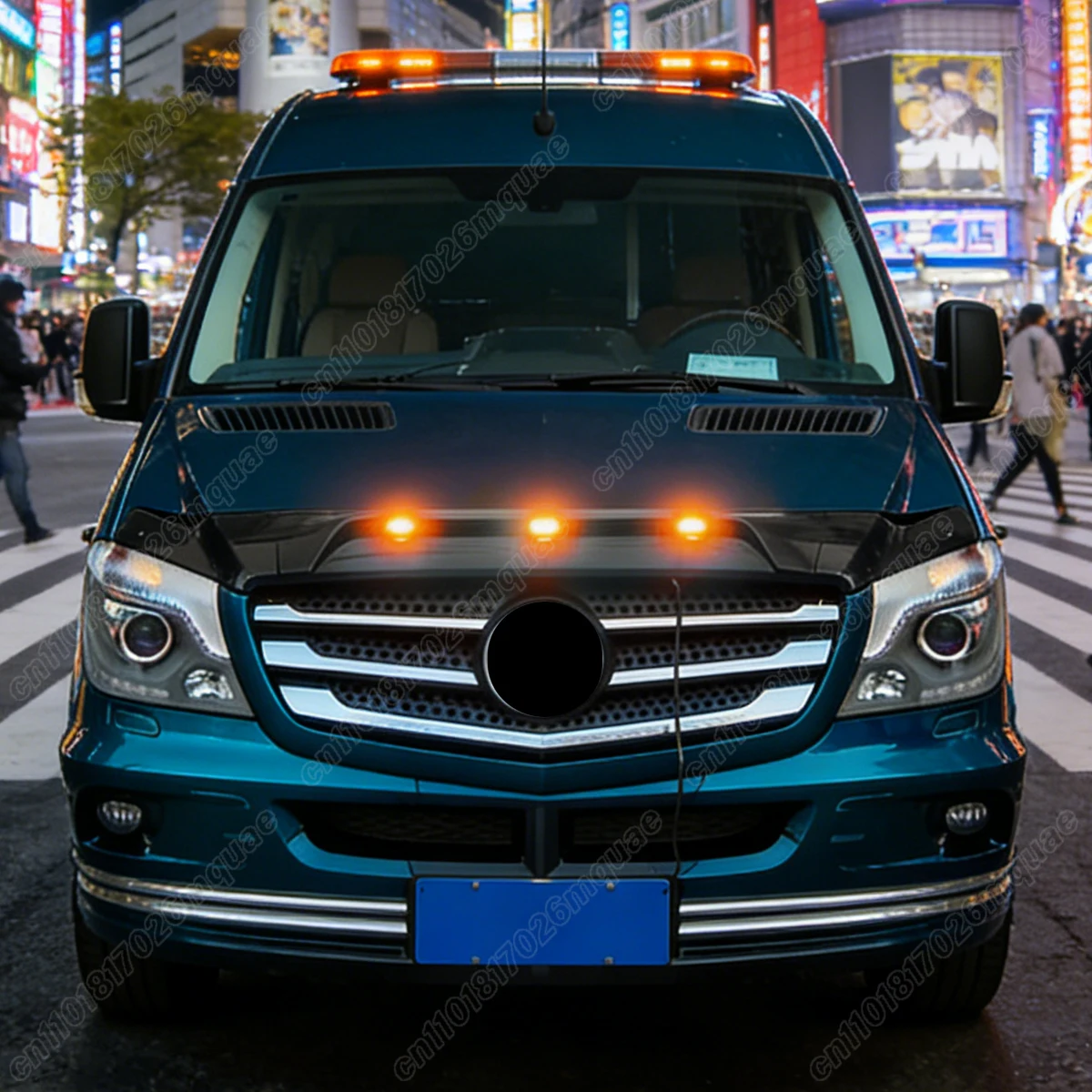 Фото Для Mercedes-Benz Sprinter W906 2014-2017: Защитная накладка на капот, аксессуары для модификации и декора №5