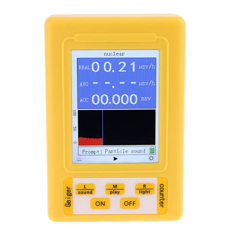 

Radiasi Nuklir Detektor Geiger Counter EMF Meter Radiasi Elektromagnetik Tester Handheld Portable