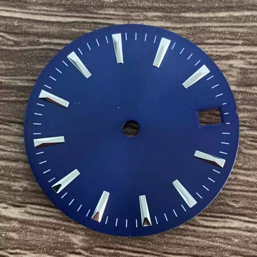 28.5MM Watch Dial Watch Accessory Dial No Luminous No Logo Sunburst Face Fits NH35/364R/7S Movement enlarge