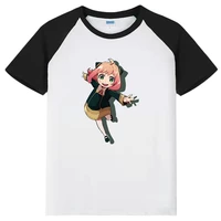 spy x family t shirts anime boys graphic tee casual summertops girls clothes anya forger print costumes for kids 100 cotton
