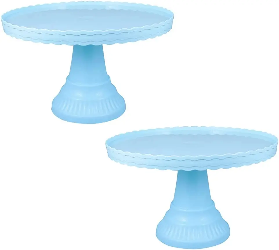 

A set of 2 circular cake racks for basic cake basic cake dessert cake party tray birthday sky blue
