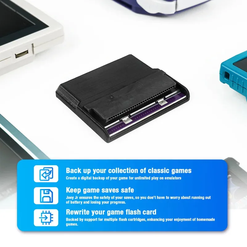 Фото Подходит для игровых карт Game Boy GB GBA GBC, карты для резервного хранения игр GBFLASH JOEY JR. №2