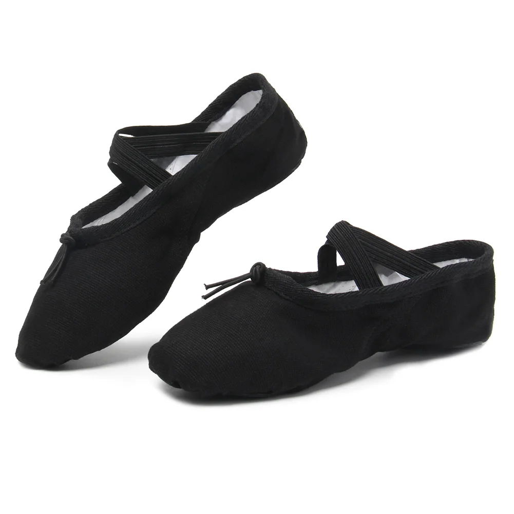 Балетки для женщин детей девочек балетки плоская подошва мягкая холщовая обувь