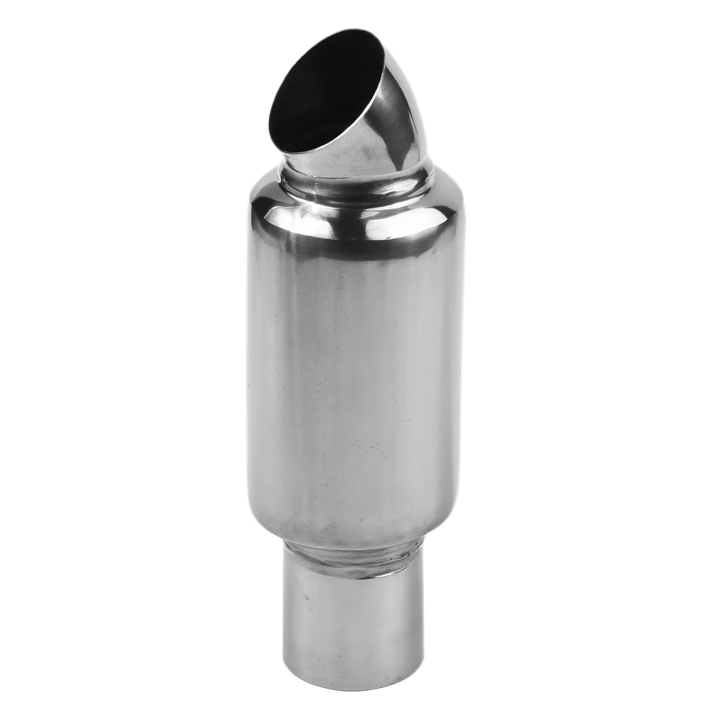 

Parts Practical Accessories Durable Exhaust Muffle Pipe Tool Home Pro Spare 51mm Sound Stainless Steel Tuning 1Pc