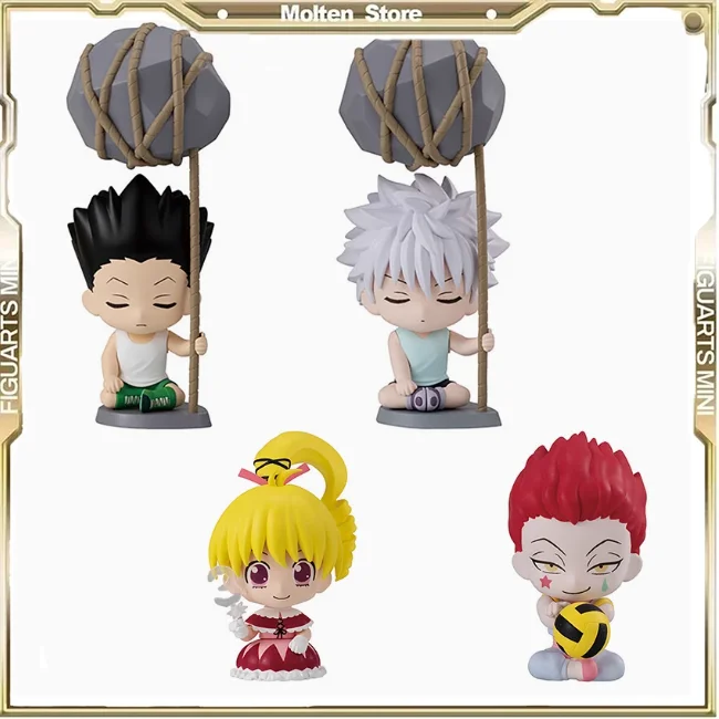 Фото Коллекционная фигурка Bandai Gashapon: Аниме HUNTER X HUNTER - Гон Фрикс в сидячей позе. Игрушка-модель, подарок для коллекционеров. №1