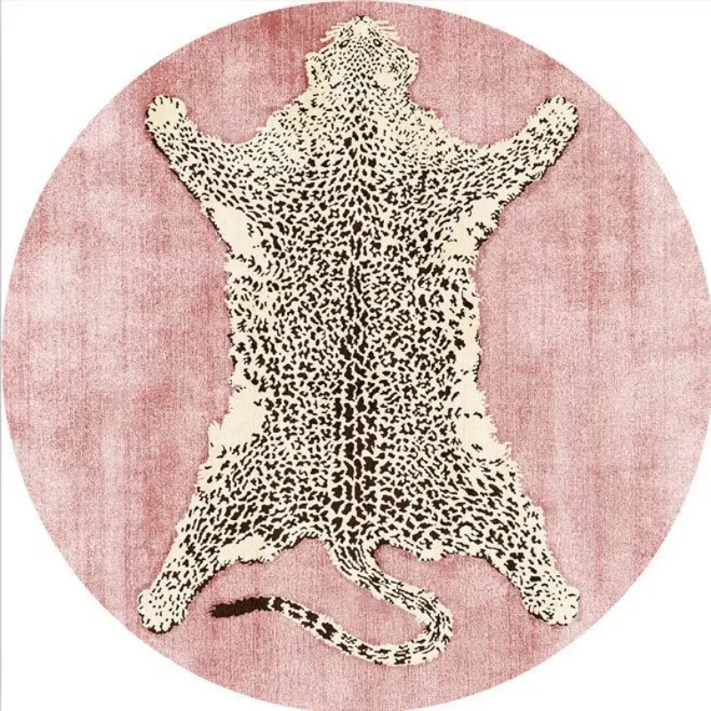 Современный роскошный круглый ковер украшение для спальни гостиной