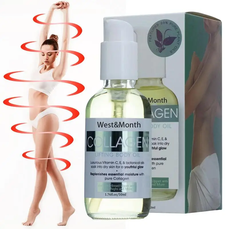

Collagen Lifting Body Oil 50mlCollagen Firming Oil For Body Tightening Skin Care Product For Neck Shoulders Arms Thighs Legs And