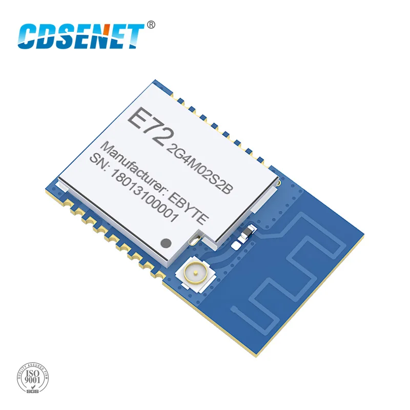 

CC2640 2,4 ГГц синий зуб модуль беспроводной радиочастотный модуль CDSENET E72-2G4M02S2B порт ввода-вывода низкая мощность 2 дБм синий зуб 4,2 2,4 ГГц приемни...